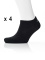 SNEAKER SPORT SOCKS 4 PRS crno